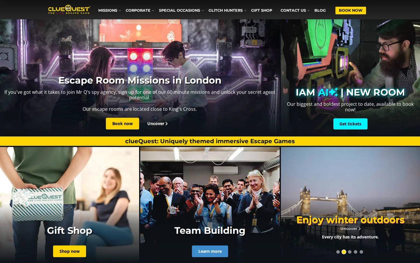 clueQuest – Komplett digitális ökoszisztéma London szívében képernyőkép