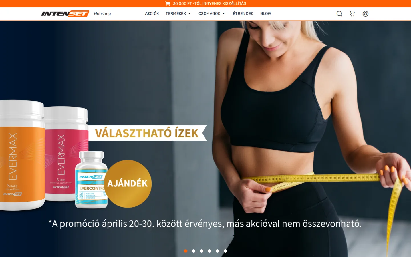 Intenset képernyőkép